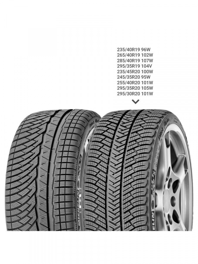 275/40 R20 Michelin Pilot Alpin 4 (PA4) 106V