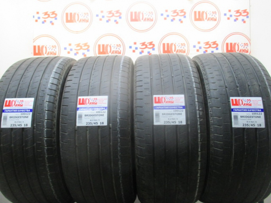 Шина Б/У 235/45 R18 Лето BRIDGESTONE Turanza T-005A Кат. 5