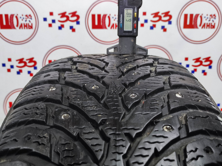Шина Б/У 225/55 R17 Зима Шипы  NOKIAN HKPL-9/SUV-9 Кат. 3