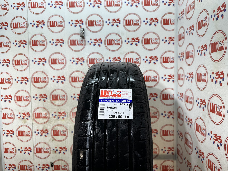Шина Комплект Б/У 225/60 R18 Лето Nexen N`fera RU1 износ около 45%