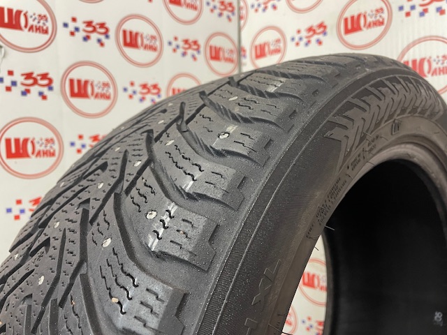 Шина Б/У 255/45 R19 Зима Шипы  NOKIAN HKPL-8/SUV-8 Кат. 3