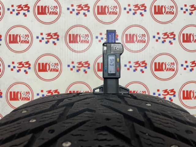 Шина Б/У 255/45 R19 Зима Шипы  NOKIAN HKPL-8/SUV-8 Кат. 3