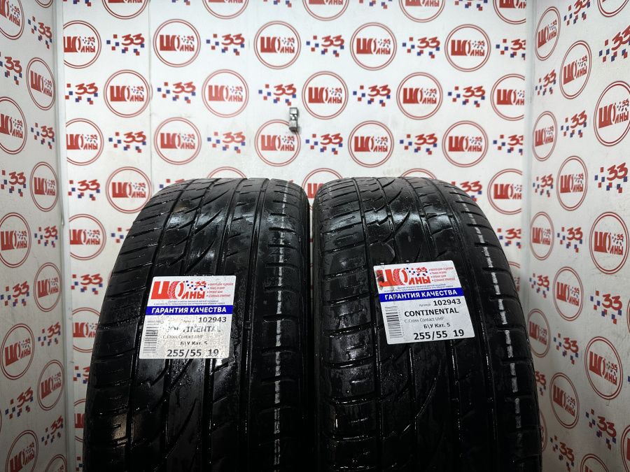 Б/У 255/55 R19 Лето CONTINENTAL C.Cross Contact UHP Кат. 5