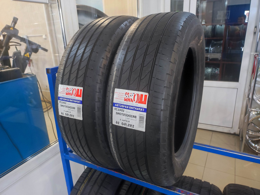 Шина Б/У 195/60 R16 Лето BRIDGESTONE Turanza T005 Кат. 5