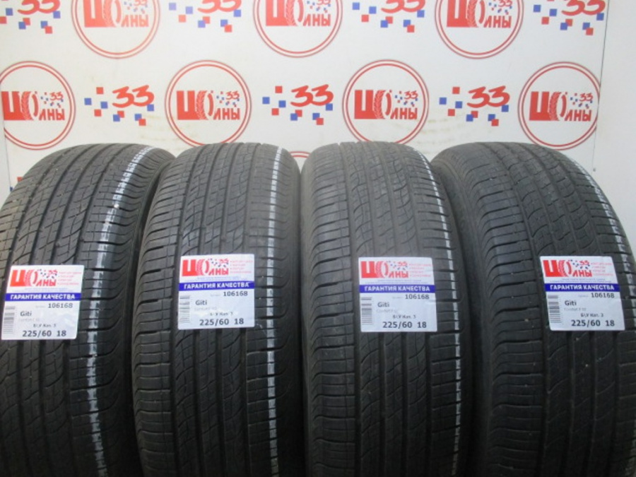 Шина Б/У 225/60 R18 Лето Giti Comfort F 50 Кат. 3