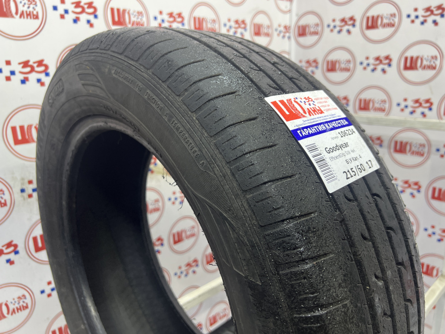 Шина Б/У 215/60 R17 Лето Goodyear EfficientGrip SUV 4x4 Кат. 4