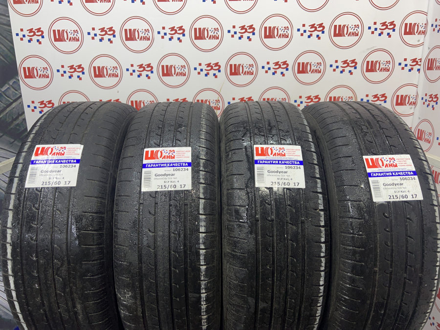 Шина Б/У 215/60 R17 Лето Goodyear EfficientGrip SUV 4x4 Кат. 4