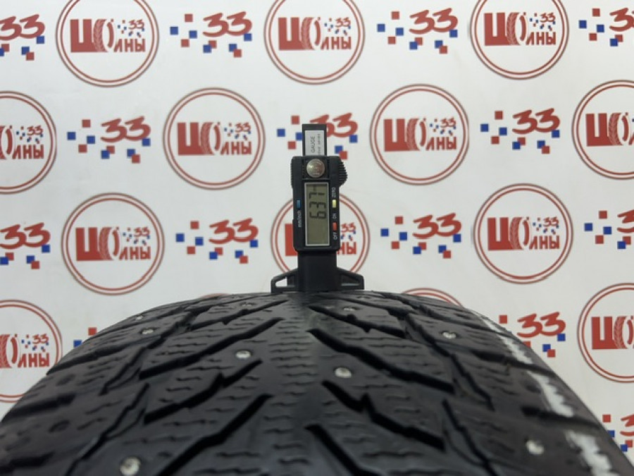 Шина Б/У 245/45 R18 Зима Шипы  NOKIAN HKPL-9/SUV-9 Кат. 4