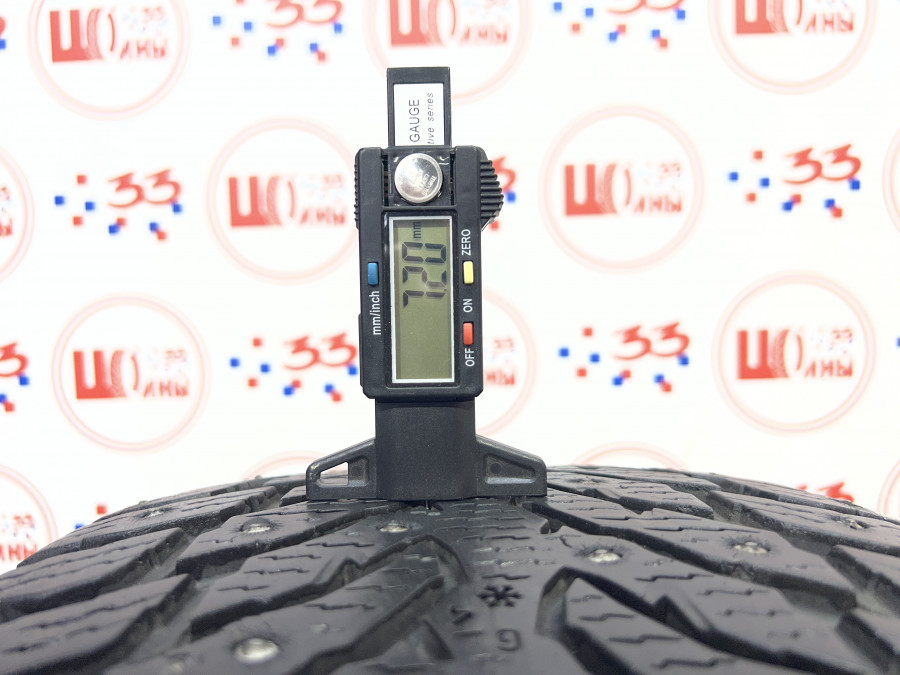 Шина Б/У 245/45 R19 Зима Шипы  NOKIAN HKPL-9/SUV-9 Кат. 3