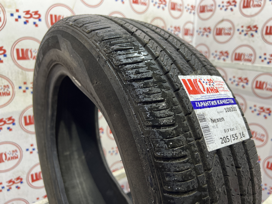 Шина Б/У 205/55 R16 Лето Nexen MI-II Кат. 3