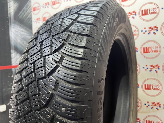 Шина Б/У 235/65 R18 Зима Шипы  Continental  IceContact 2 SUV Кат. 3