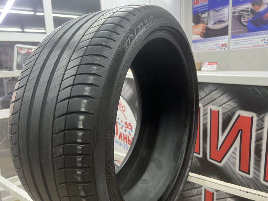 Шина Б/У 275/35 R19 Лето Michelin Primacy-3 RSC Кат. 4