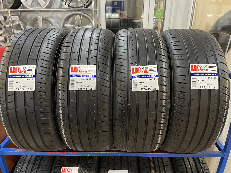 Шина Б/У 225/45 R18 Лето Atlas AS330 Кат. 2