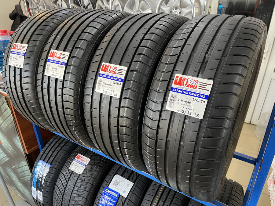 Шина Б/У 245/45 R18 Лето Triangle EffeXSport TH202 Кат. 2