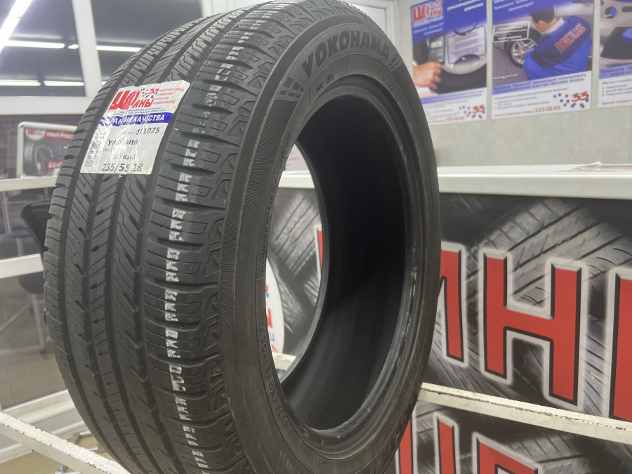 Шина Б/У 235/55 R18 Лето Yokohama YK740 GTX Кат. 3