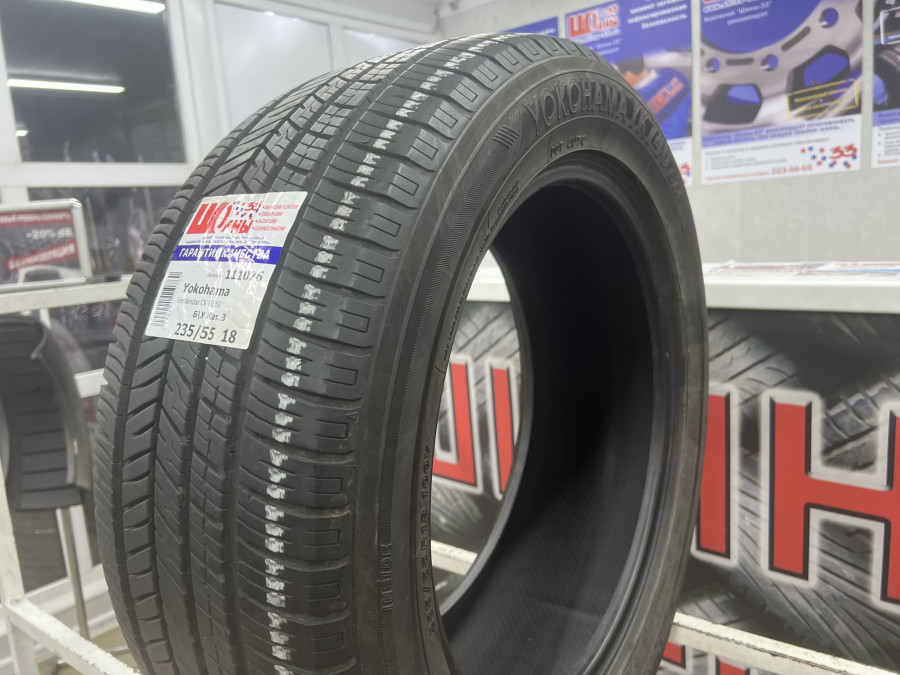 Шина Б/У 235/55 R18 Лето Yokohama Geolandar CV G058 Кат. 3
