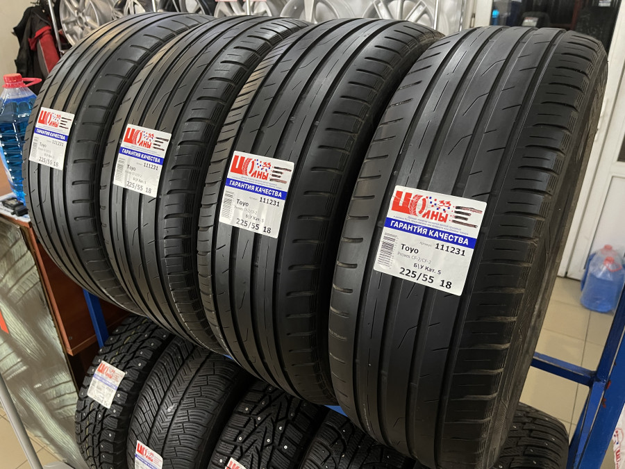 Шина Б/У 225/55 R18 Лето Toyo Proxes CF-2/CF-2 Кат. 5