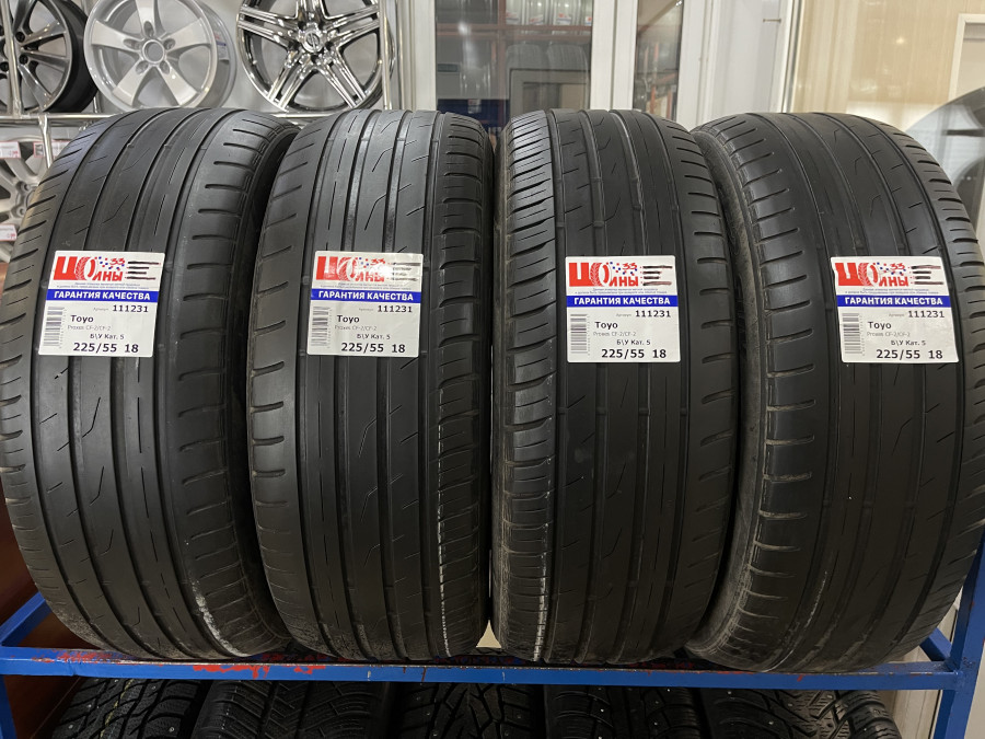 Шина Б/У 225/55 R18 Лето Toyo Proxes CF-2/CF-2 Кат. 5