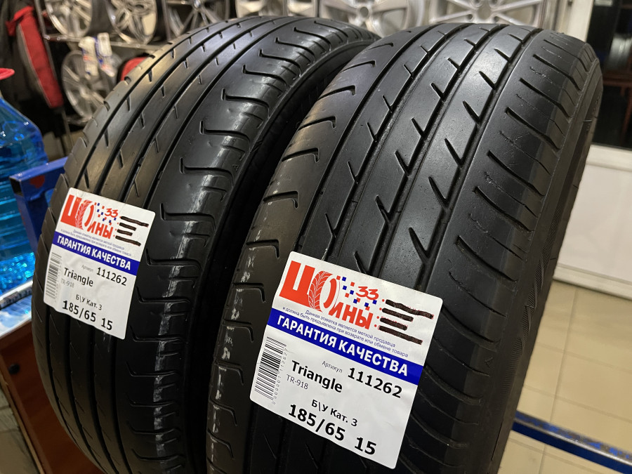 Шина Б/У 185/65 R15 Лето Triangle TR-918 Кат. 3