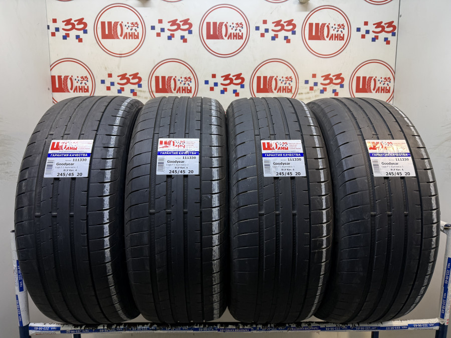 Шина Б/У 245/45 R20 Лето Goodyear Eagle F-1 Asymmetric-3 Кат. 4