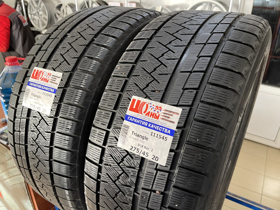 Шина Б/У 275/45 R20 Зима Triangle Snowlink PL02 Кат. 2