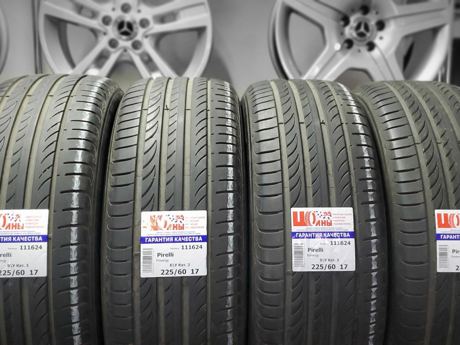Шина Б/У 225/60 R17 Лето Pirelli Powergy Кат. 3