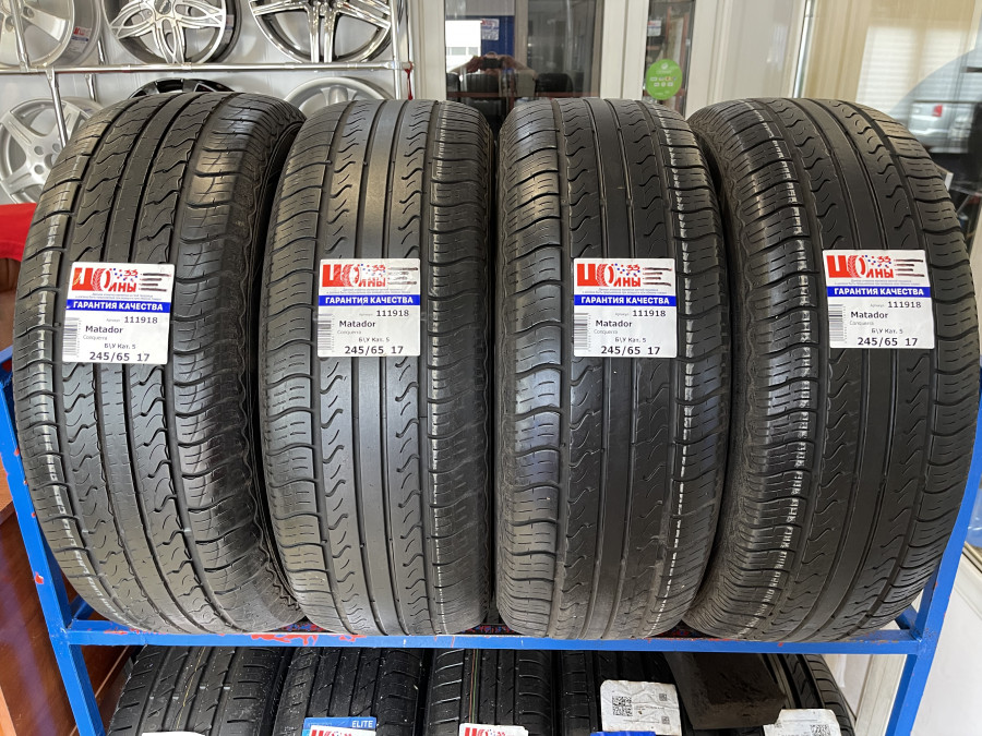 Шина Б/У 245/65 R17 Лето Matador Conquerra Кат. 5