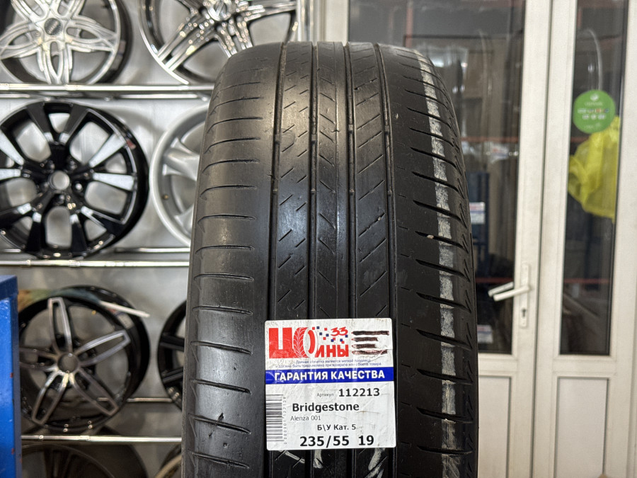 Б/У 235/55 R19 Лето Bridgestone Alenza 001 Кат. 5