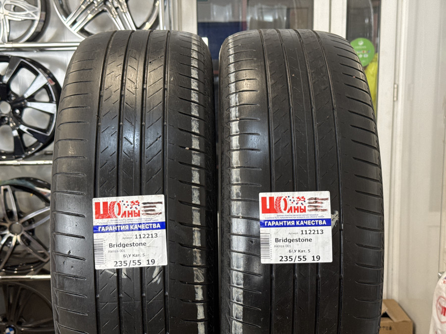 Б/У 235/55 R19 Лето Bridgestone Alenza 001 Кат. 5