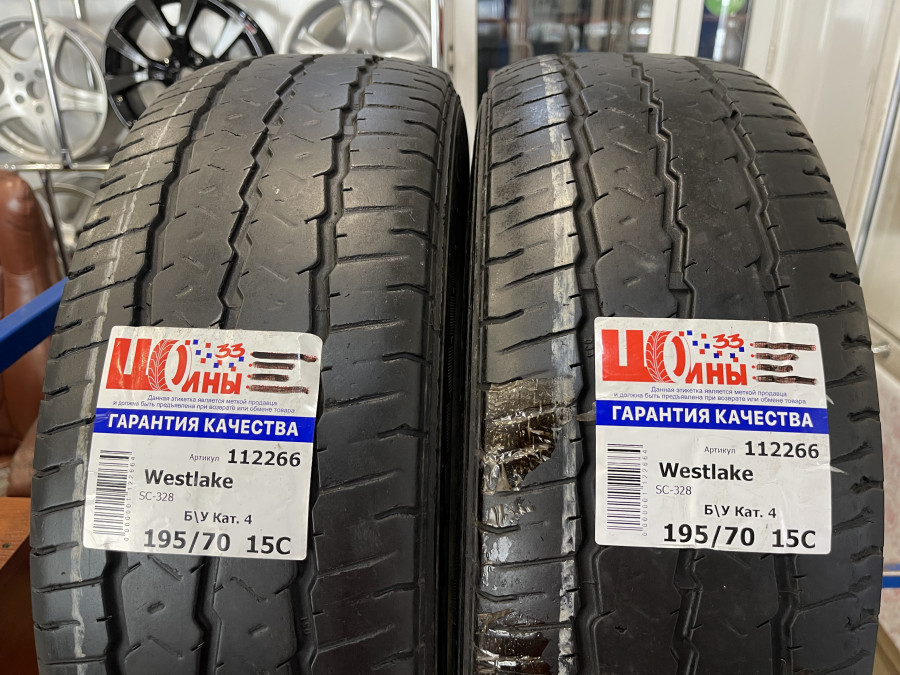 Шина Б/У 195/70 R15C Лето Westlake SC-328 Кат. 4