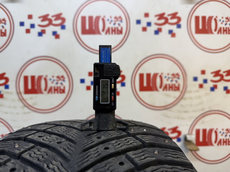 Шина Б/У 255/55 R19 Зима Шипы  Michelin X-Ice North 4 Кат. 3
