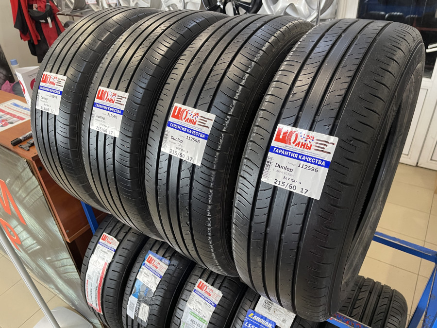Шина Б/У 215/60 R17 Лето Dunlop Enasave EC300+ Кат. 4