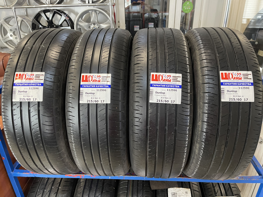 Шина Б/У 215/60 R17 Лето Dunlop Enasave EC300+ Кат. 4