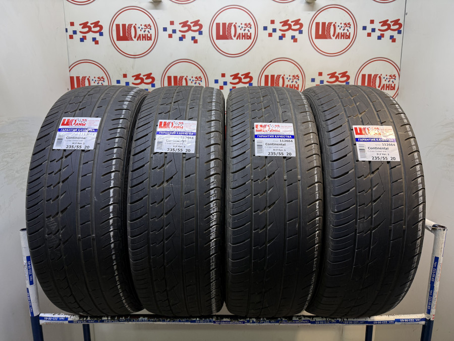 Шина Б/У 235/55 R20 Лето Continental C.Cross Contact UHP Кат. 5