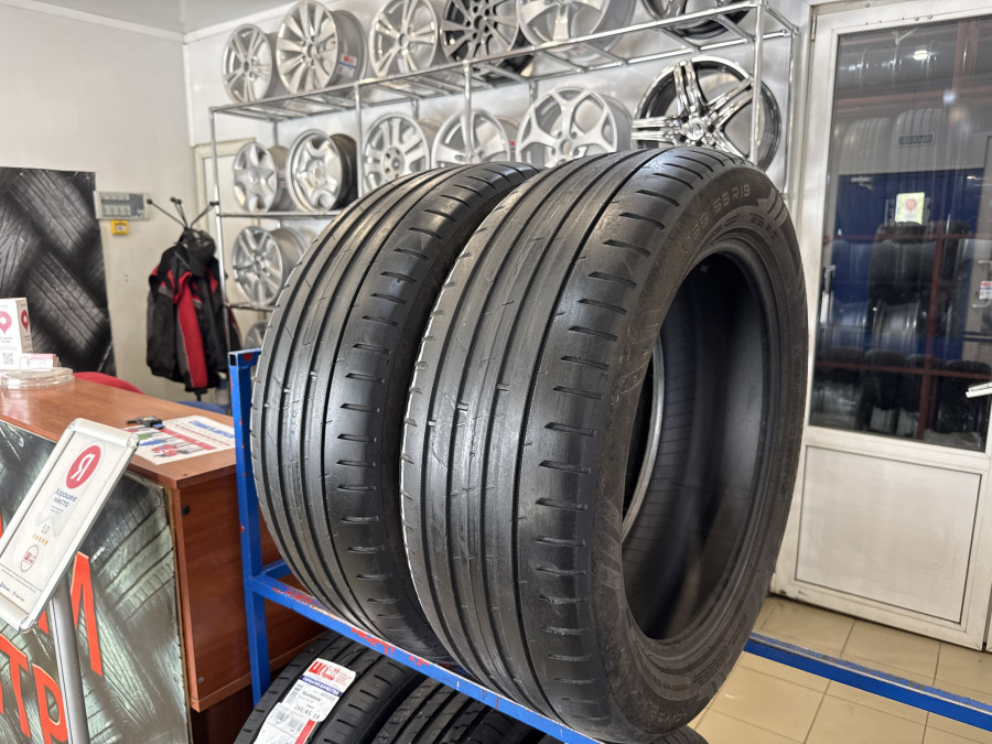 Шина Б/У 235/55 R19 Лето NOKIAN Hakka Black 2/Black 2 Кат. 5