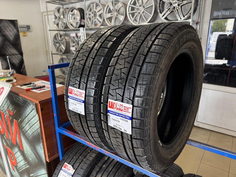 Шина Б/У 205/60 R16 Зима Formula Ice FR Кат. 1