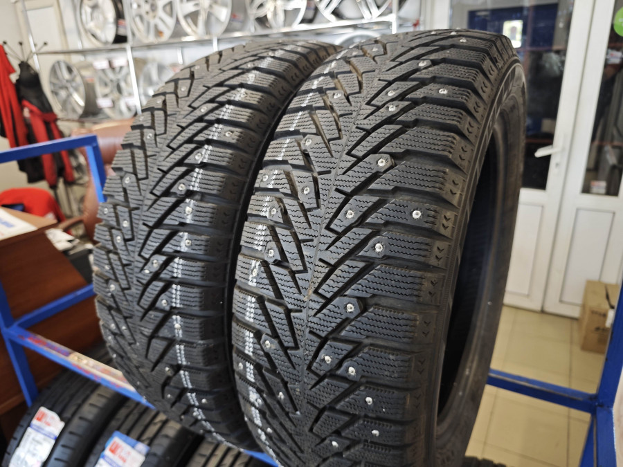 Шина Б/У 205/55 R16 Зима Шипы  Amtel NordMaster Evo Кат. 2