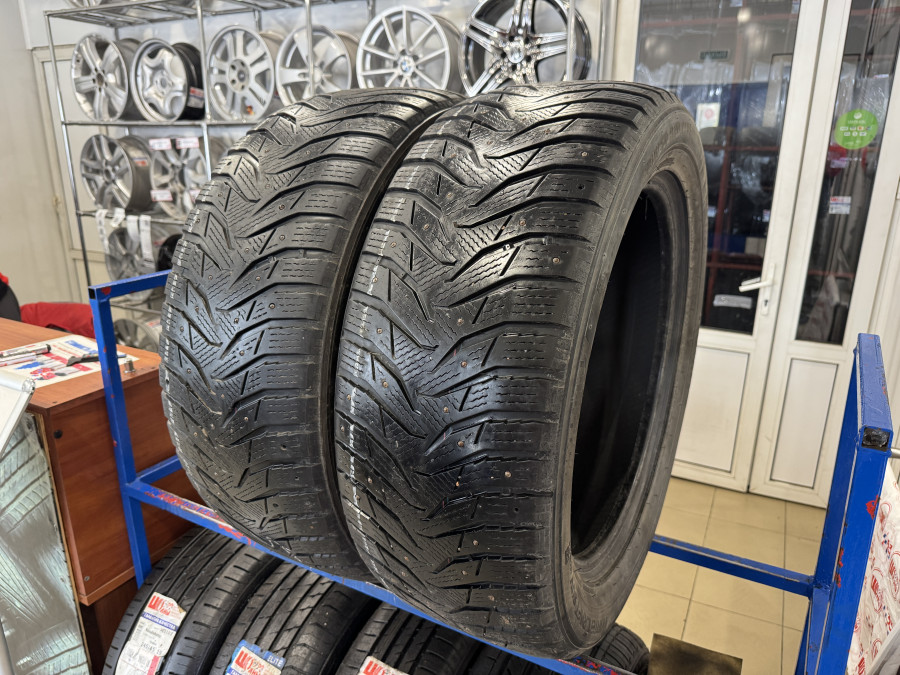 Шина Б/У 265/50 R20 Зима Шипы  Kumho WS-31 Кат. 5
