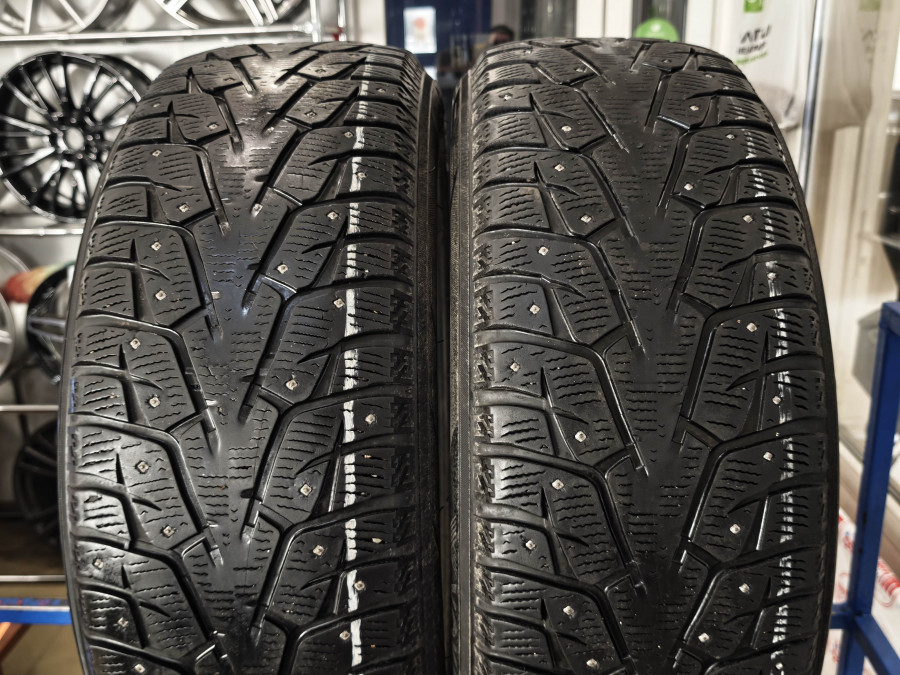 Шина Б/У 235/55 R19 Зима Шипы  Yokohama Ice Guard IG-55 Кат. 5