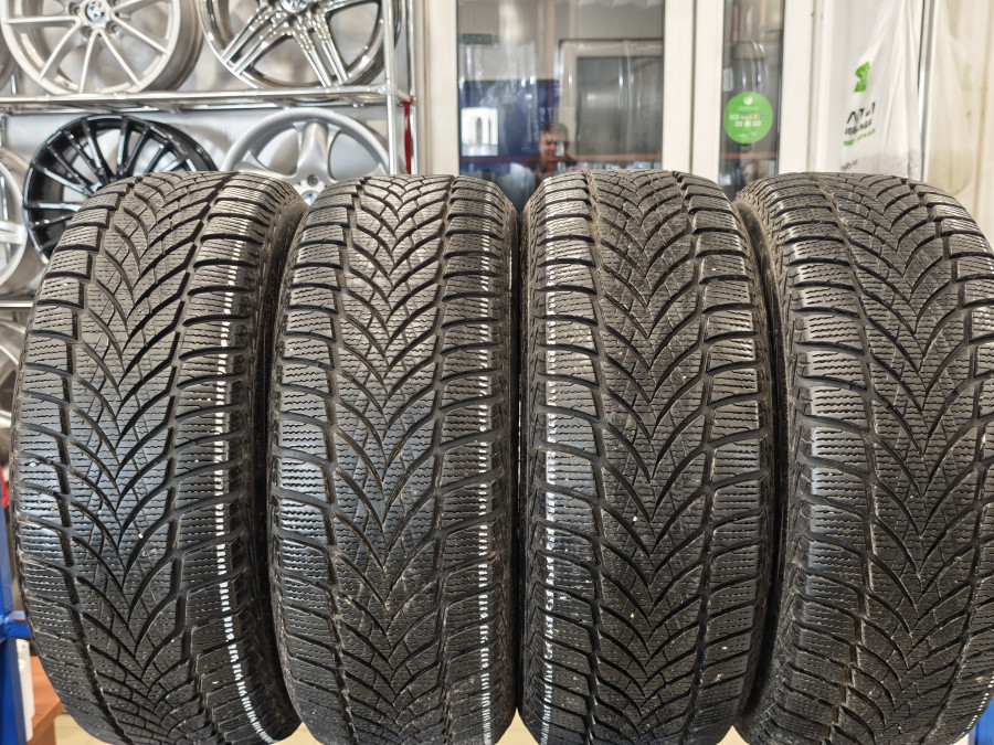 Шина Б/У 195/55 R15 Зима Goodyear Ultra Grip Ice 2 Кат. 2