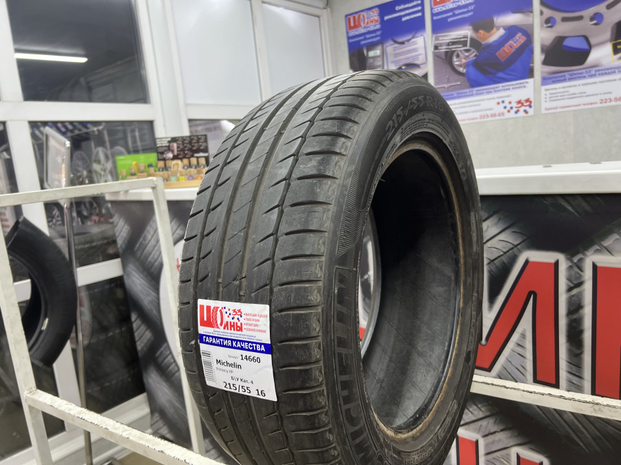 Шина Б/У 215/55 R16 Лето MICHELIN Primacy HP Кат. 4