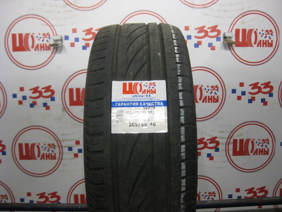 Б/У 205/55 R16 Лето CONTINENTAL Premium Contact Кат. 5