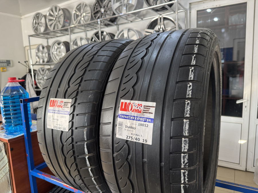 Шина Б/У 275/40 R19 Лето DUNLOP SP Sport-01 Кат. 5