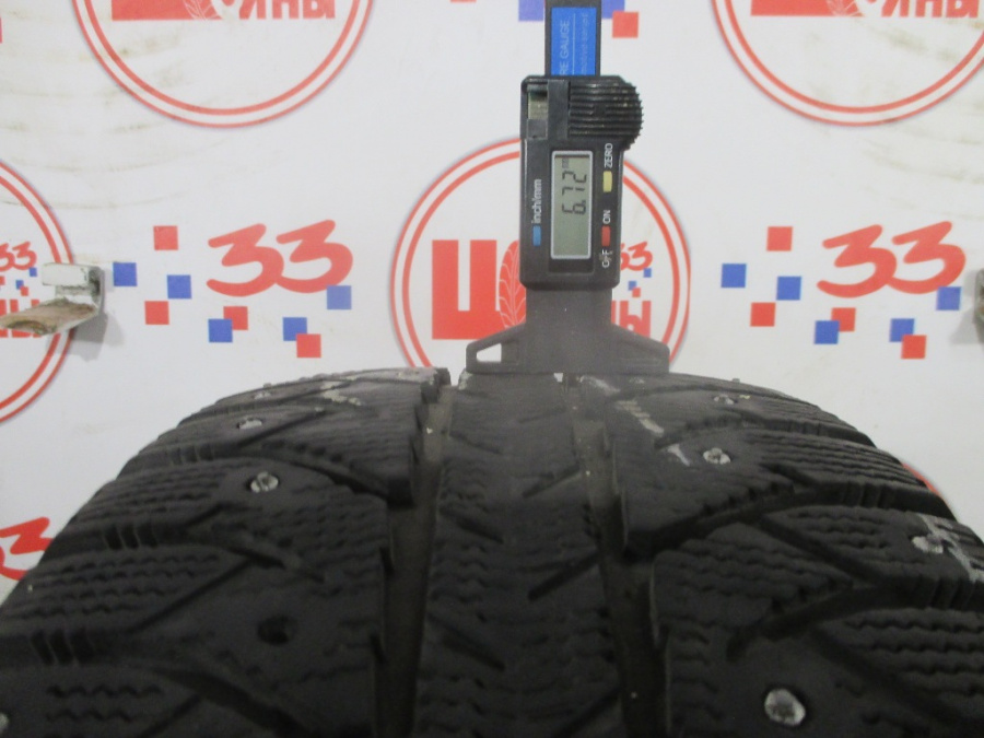 Шина Б/У 205/55 R16 Зима Шипы  BRIDGESTONE IC-7000 Кат. 3