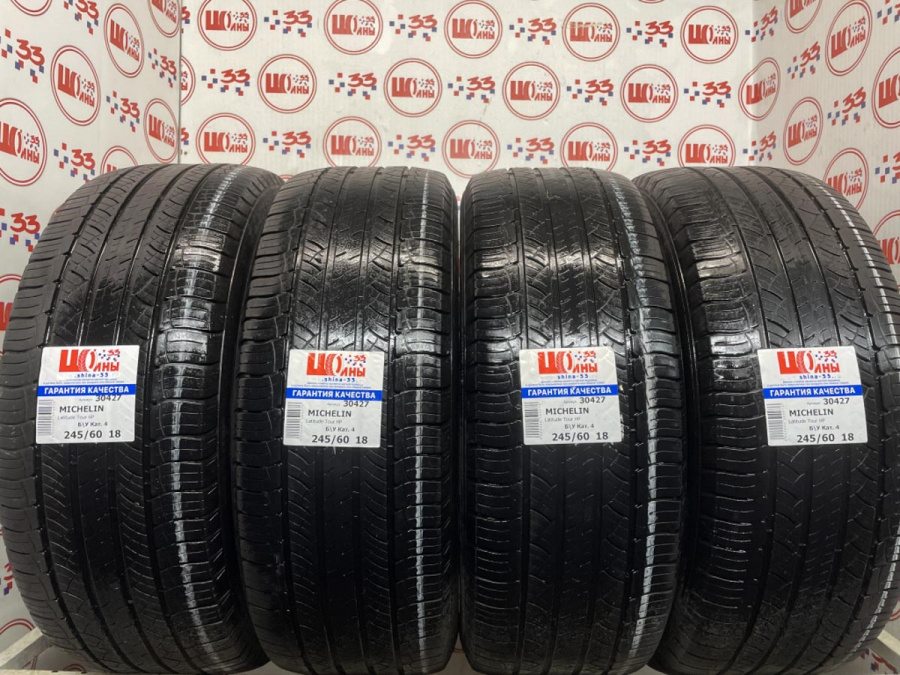 Шина Б/У 245/60 R18 Лето MICHELIN Latitude Tour HP Кат. 4