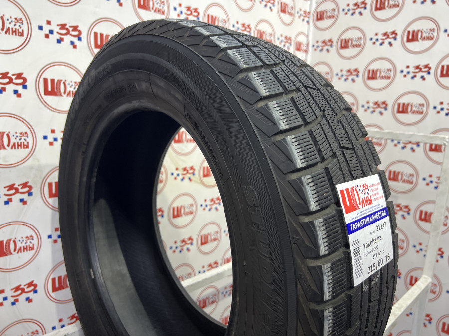 Шина Б/У 215/60 R16 Зима YOKOHAMA Ice Guard IG-30 Кат. 3