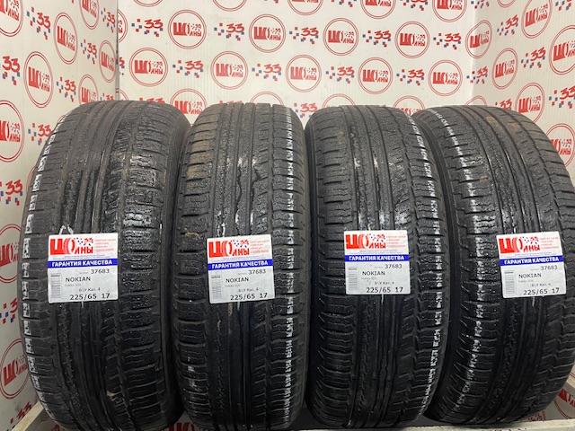 Шина Б/У 225/65 R17 Лето NOKIAN Hakka SUV Кат. 4