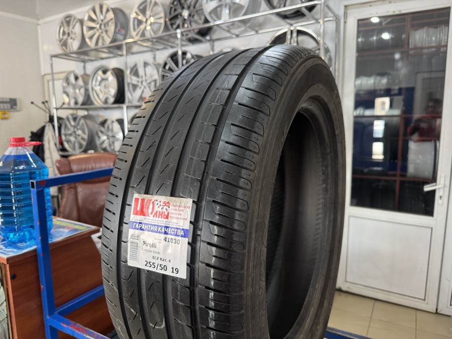 Шина Б/У 255/50 R19 Лето PIRELLI Scorpion Verde Кат. 4