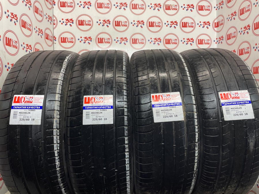 Шина Б/У 225/60 R18 Лето MICHELIN Latitude Sport Кат. 4