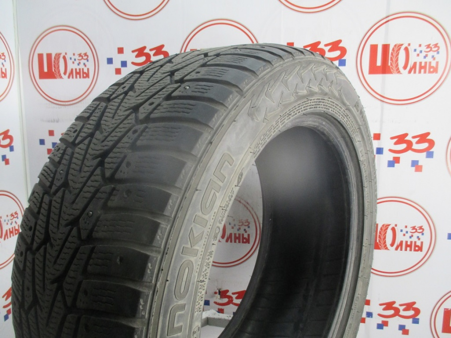 Шина Б/У 245/50 R18 Зима Шипы  NOKIAN HKPL-7/SUV-7 RSC Кат. 4